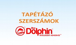 BlueDolphin tapétázó szerszámok katalógusának kezdő oldala